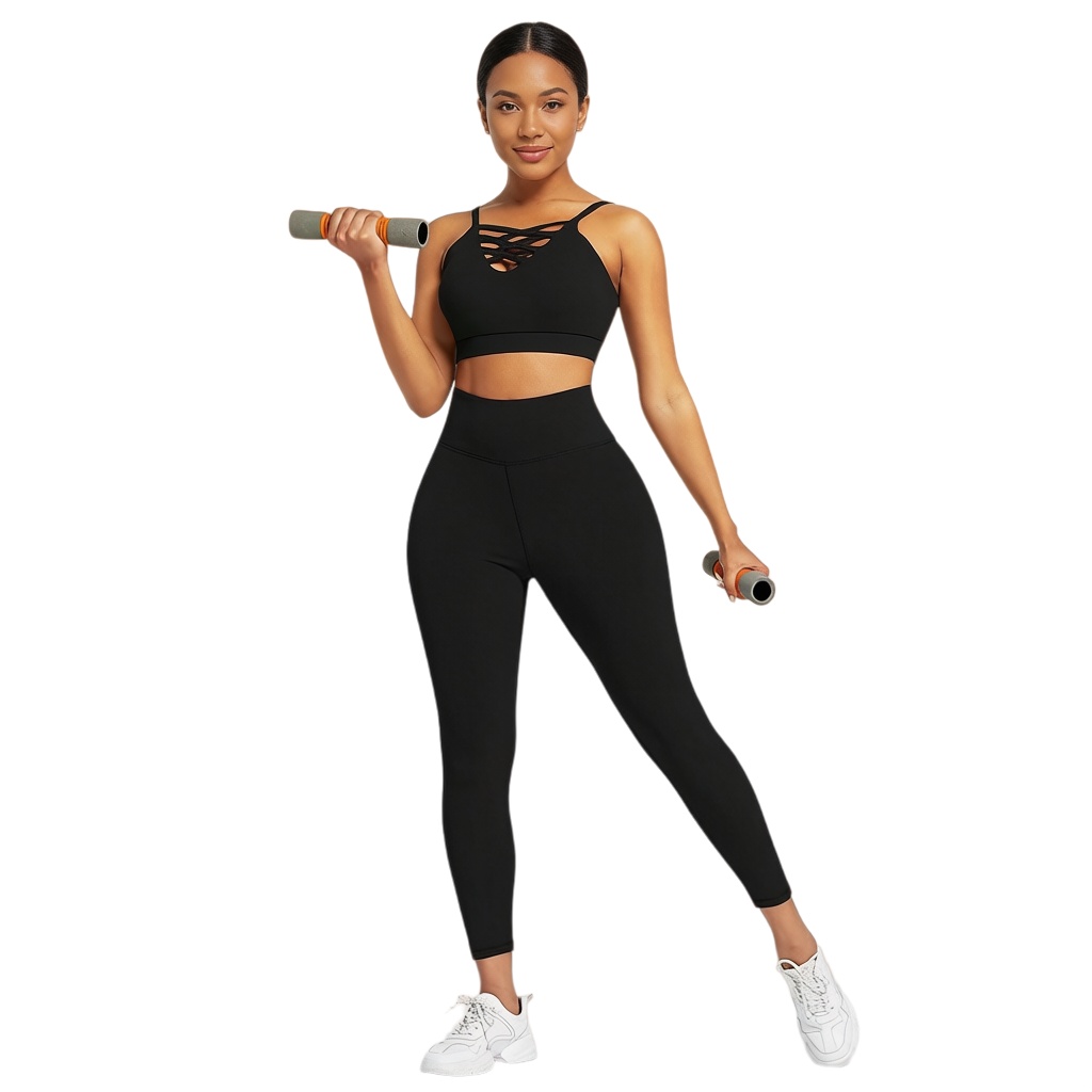Yoga & Fitness Center - 3 Set Pakaian Yoga Wanita -