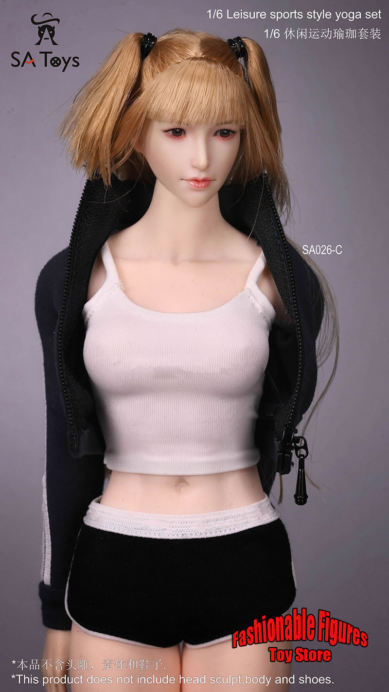 Yoga Fitness First - SAtoys 1/6 Set Yoga Olahraga Kebugaran