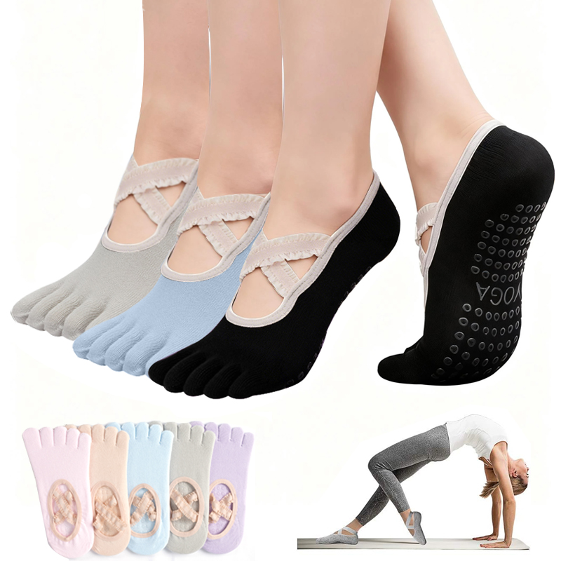 Yoga Dance & Fitness Center Llc - Kaus Kaki Pilates Anti Selip Wanita