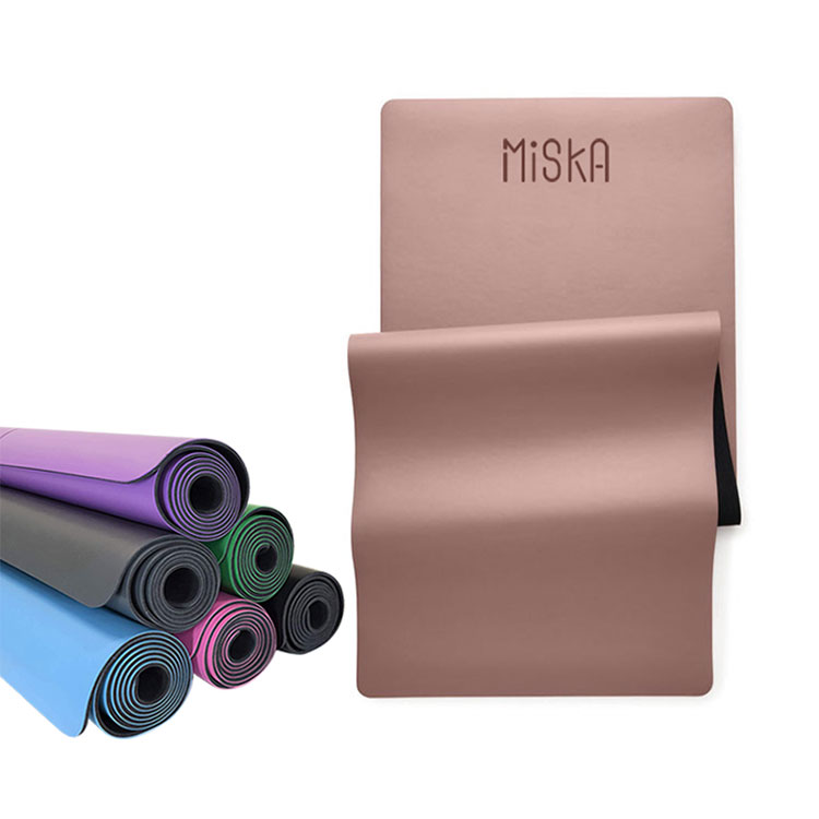 Yoga Fitness Logo Design - Matras Yoga Logo Kustom Ramah Lingkungan