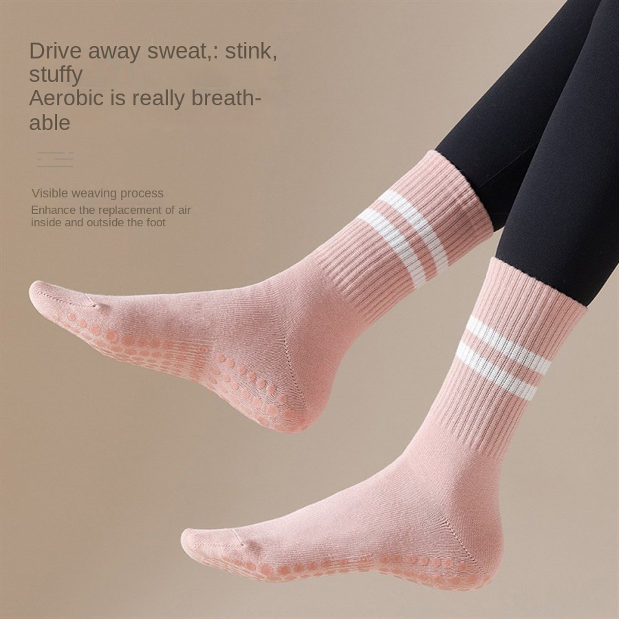 Yoga Fitness Bar - 1 Pasang Kaus Kaki Yoga Wanita,