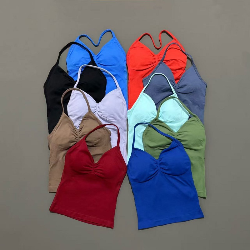 Yoga Mat For Fitness - Atasan Olahraga Gym Wanita Tanpa Jahitan