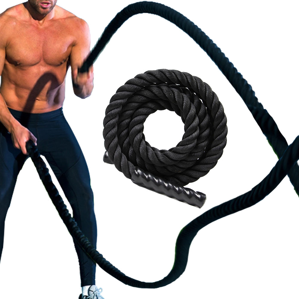 Battle Rope Exercise - Tali Latihan Poly Dacron Battle Rope