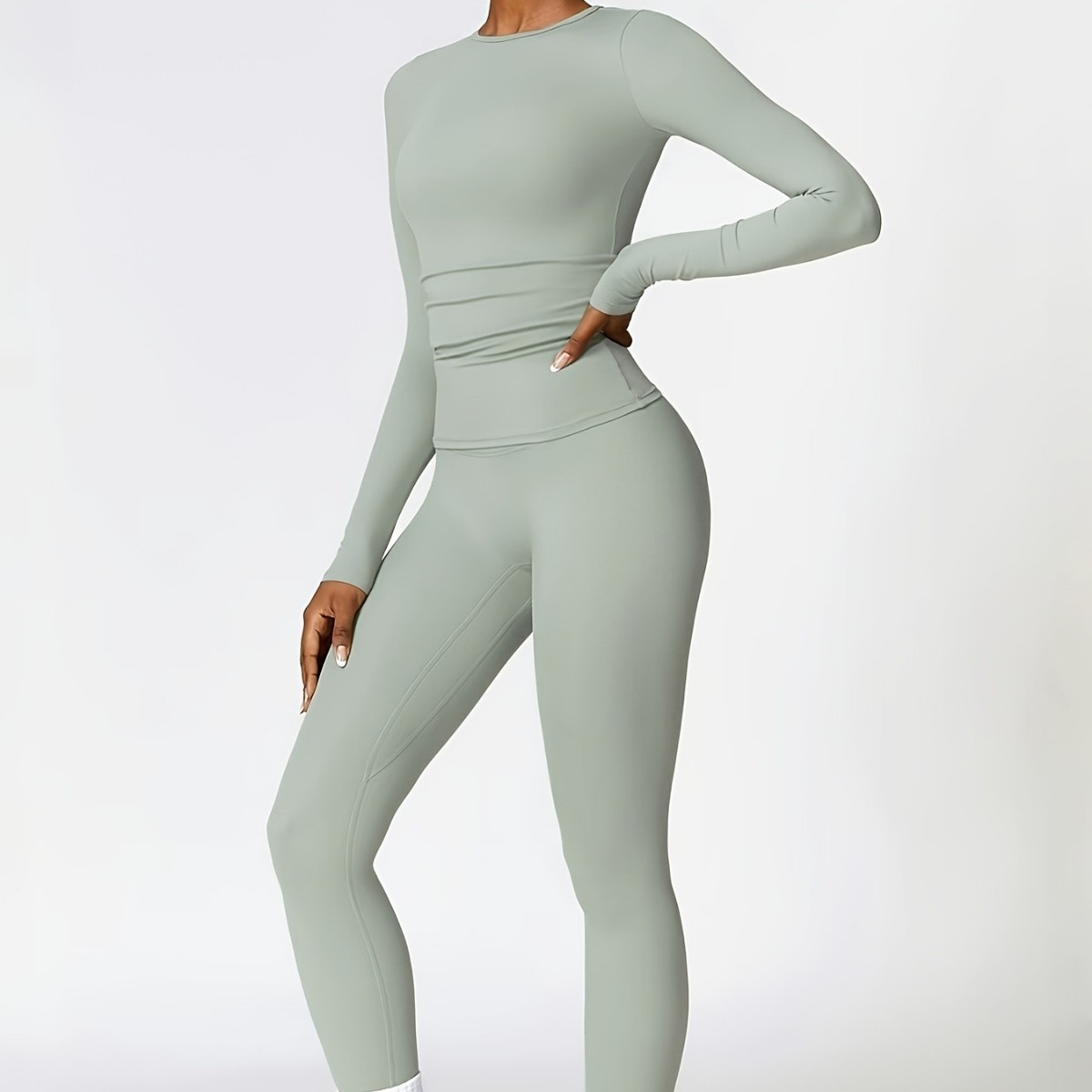Setelan yoga ketat lengan panj - Yoga & Fitness Center ulasan dan harga