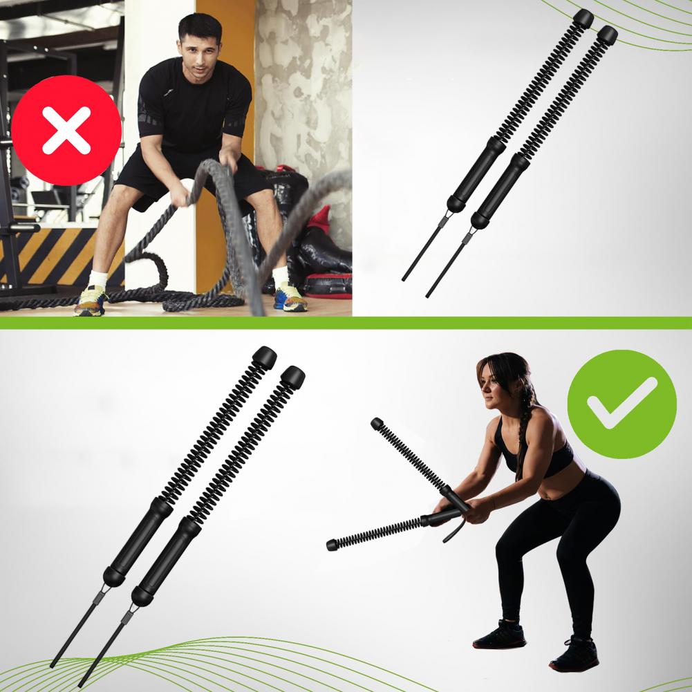 1 Pasang Tali Latihan Tanpa Ta - Battle Rope Exercise ulasan dan harga