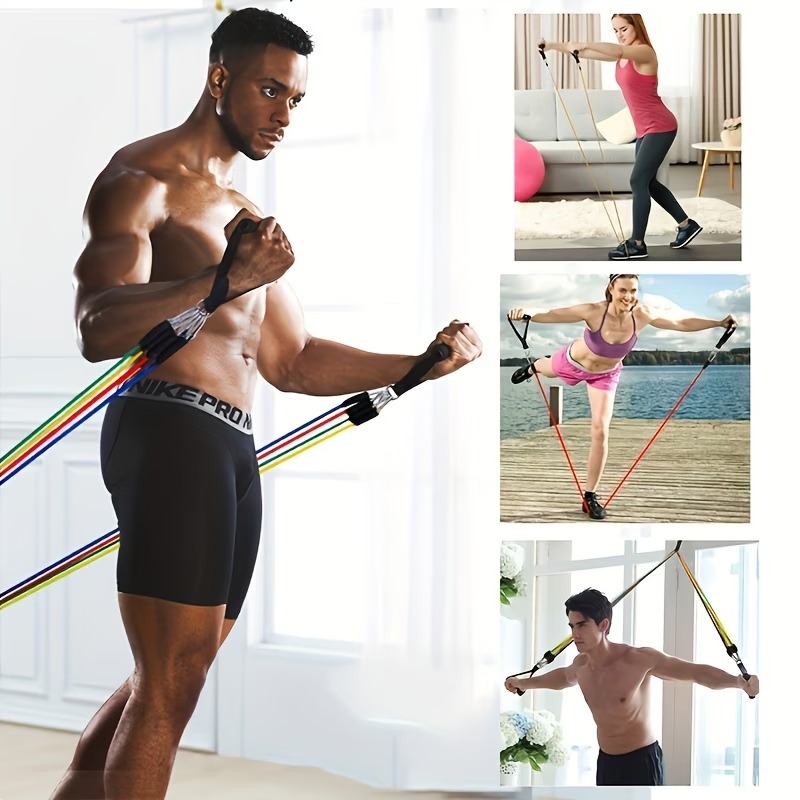 Set Resistance Band dengan Pen - Battle Rope Exercise ulasan dan harga