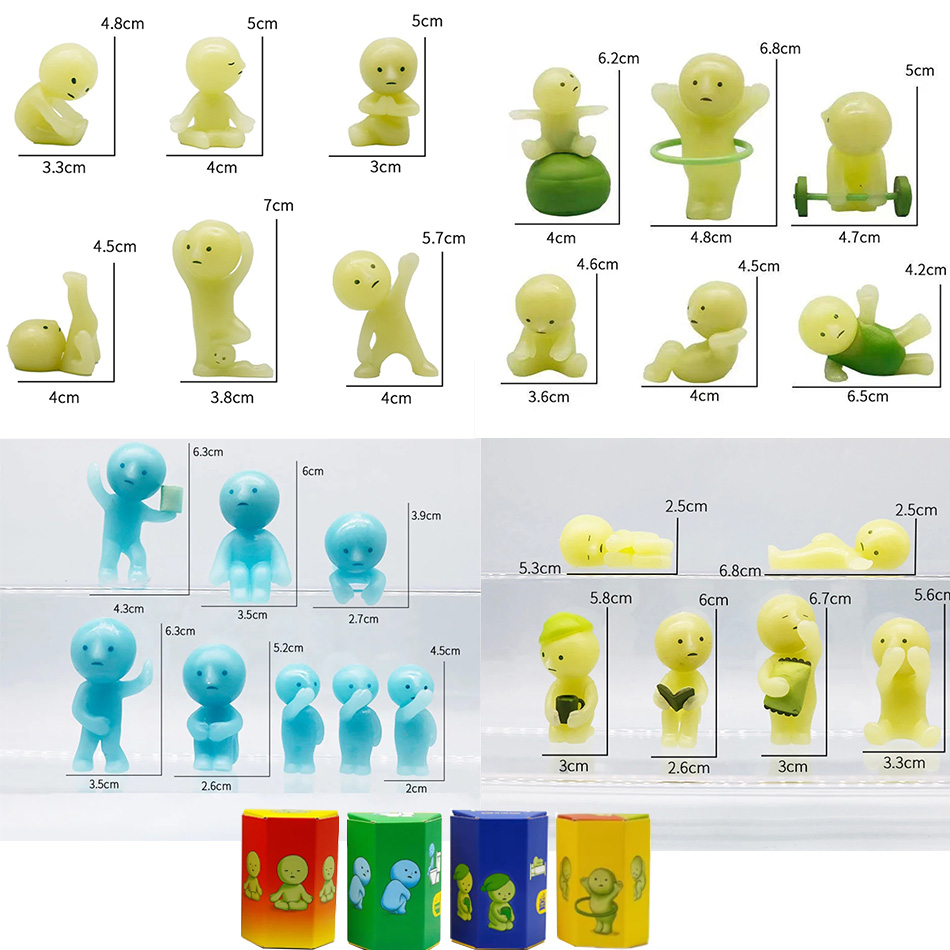 Figur Mini Bercahaya Dalam Gel - Yoga Fitness First ulasan dan harga