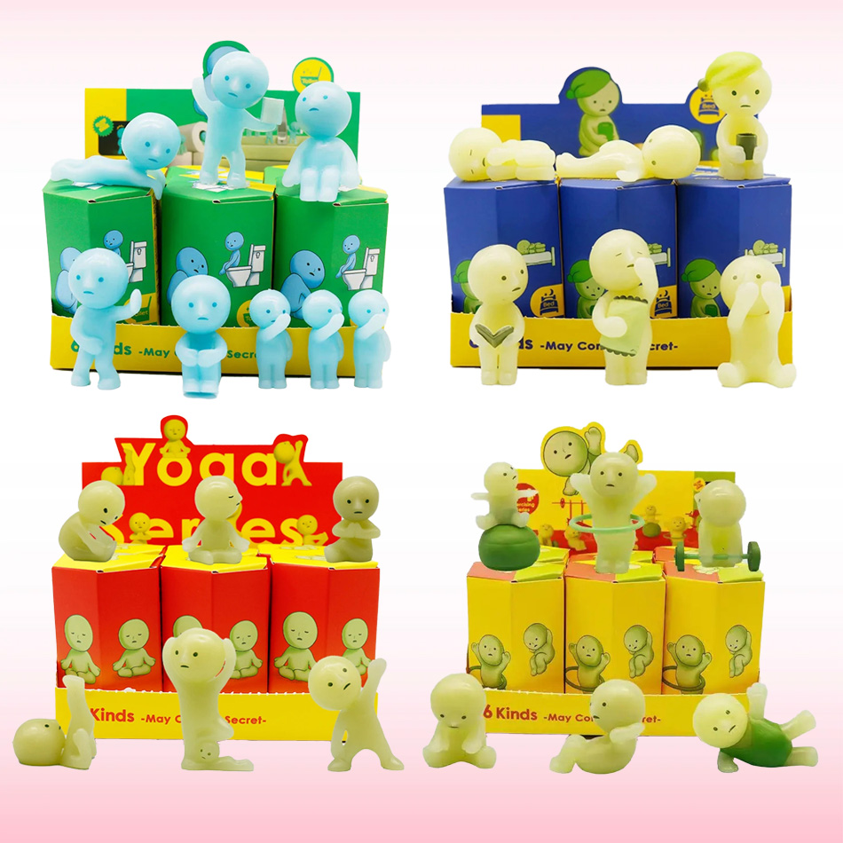 Seri Figur Mini Menyala Dalam  - Yoga Fitness First ulasan dan harga