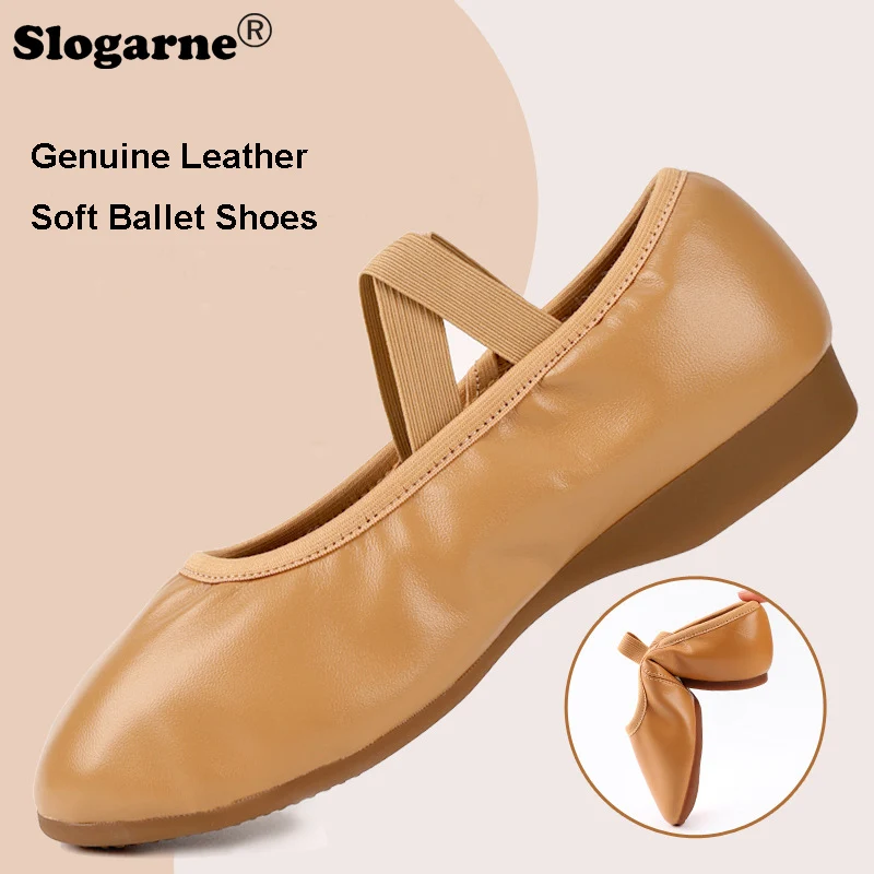 Sepatu Balet Lembut Kulit Asli - Yoga Dance & Fitness Center Llc ulasan dan harga