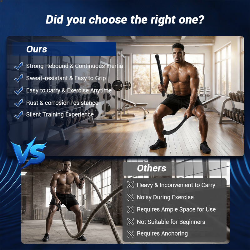 Tali Latihan Tanpa Tali UMAY,  - Battle Rope Exercise ulasan dan harga