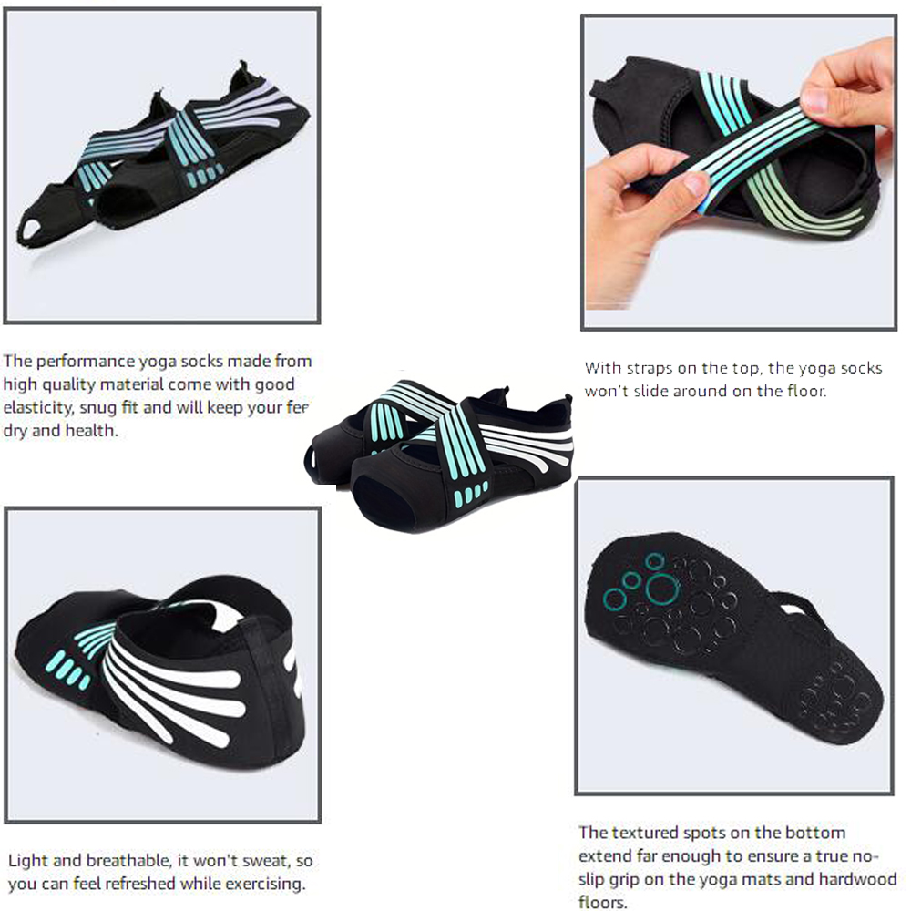 1 Pasang Kaus Kaki Wanita Anti - Yoga Dance & Fitness Center Llc ulasan dan harga