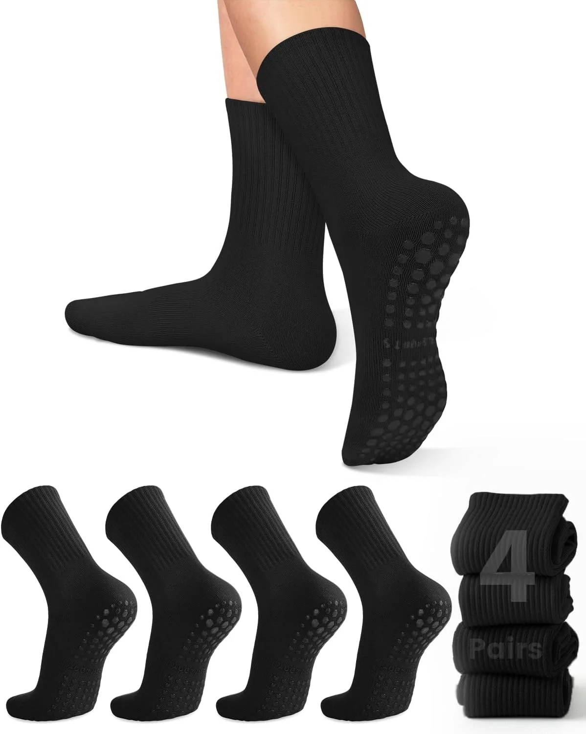 4 pasang kaus kaki yoga wanita - Yoga & Fitness Center ulasan dan harga