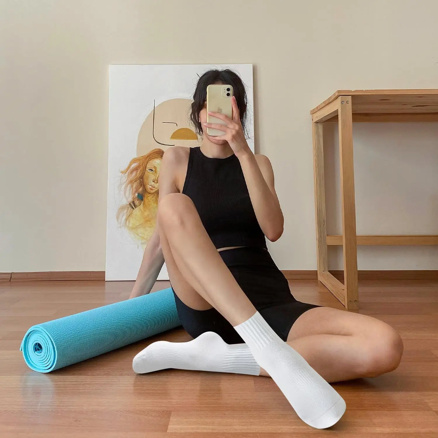 4 pasang kaus kaki yoga wanita - Yoga & Fitness Center ulasan dan harga