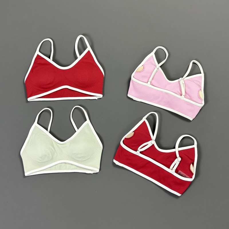 Bra Yoga Wanita Contrastline V - Yoga Mat For Fitness ulasan dan harga