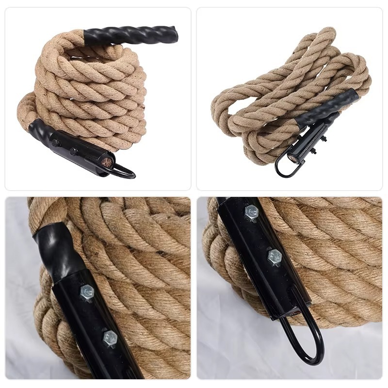 Tali Latihan 9m dengan Pengait - Battle Rope Exercise ulasan dan harga