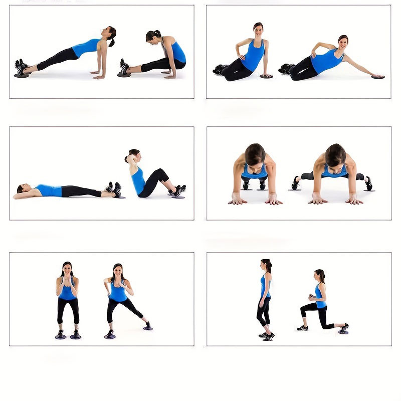 2 PC Pilates Slide Plate Yoga  - Core Slider ulasan dan harga