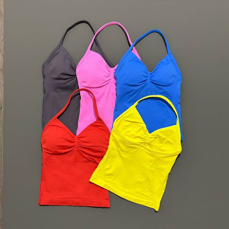 Atasan Olahraga Gym Wanita Tan - Yoga Mat For Fitness ulasan dan harga
