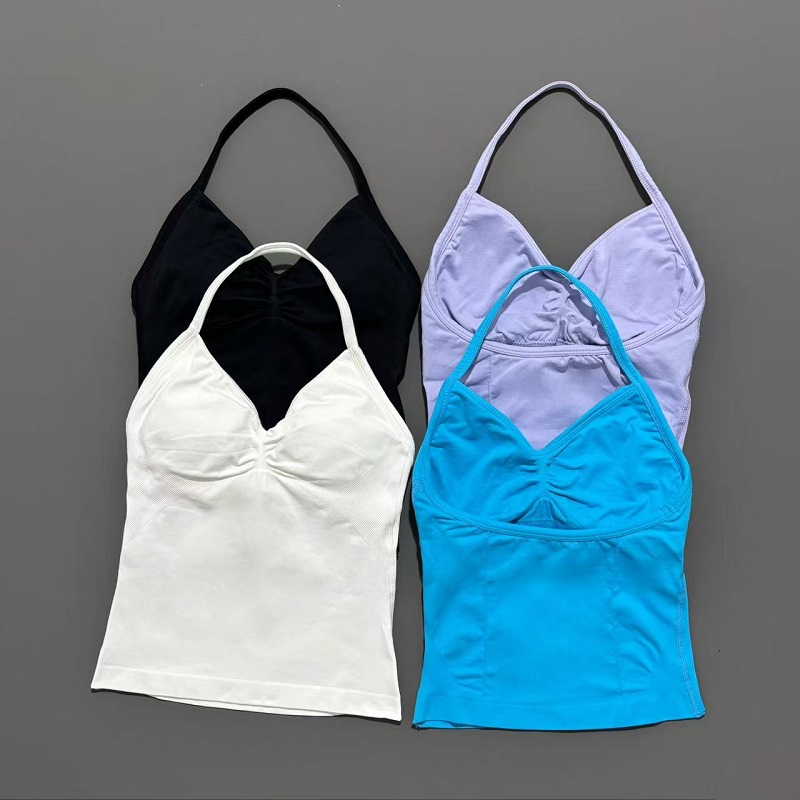 Atasan Olahraga Gym Wanita Tan - Yoga Mat For Fitness ulasan dan harga