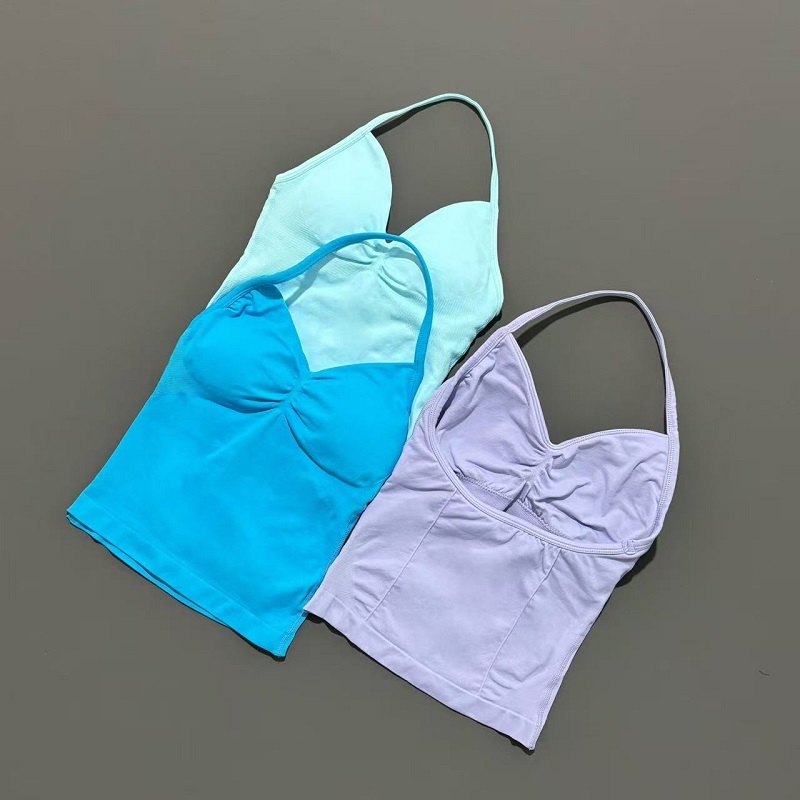 Atasan Olahraga Gym Wanita Tan - Yoga Mat For Fitness ulasan dan harga