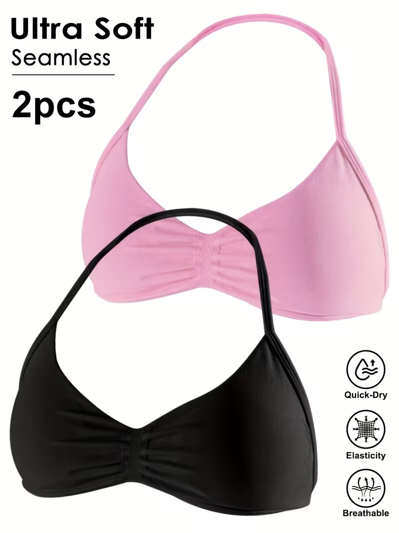 2pcs Seamless Sexy Open Back G - Yoga Mat For Fitness ulasan dan harga