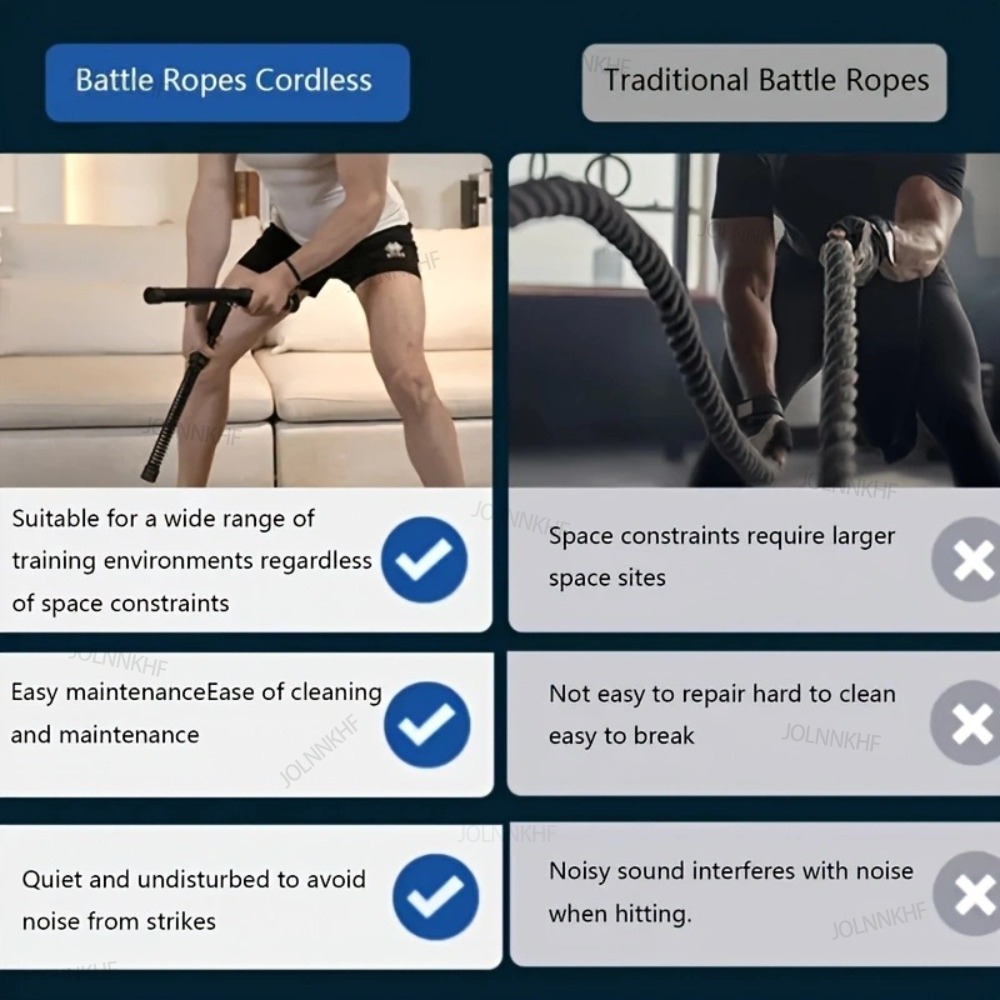 Tali Latihan Beban Berat Tanpa - Battle Rope Exercise ulasan dan harga