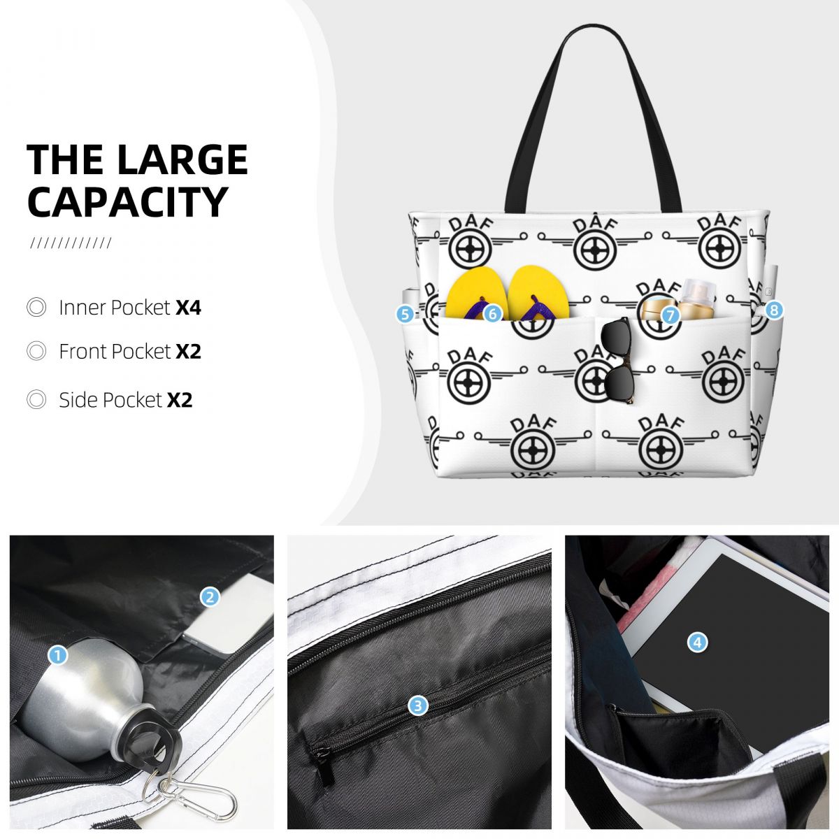 Tas Tote Pantai Desain Vektor  - Yoga Fitness Logo Design ulasan dan harga