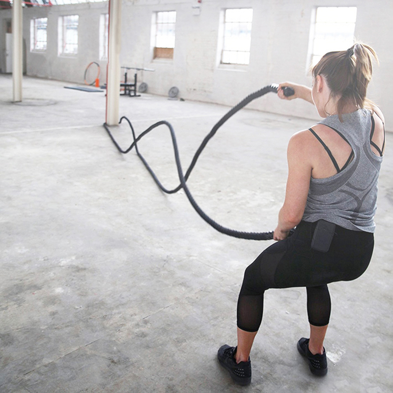 Tali Latihan Fitness 9M/12M/15 - Battle Rope Exercise ulasan dan harga